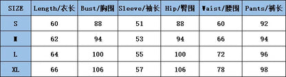 2 Pieces Set Women Europe Fall 2022 Outfit Sexy Nail Bead Pure Color Round Collar Long Suit Sports Set Dropshipping ZXP9596