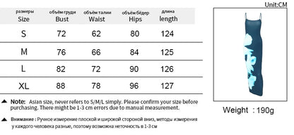 Summer Women's Dresses New Fashion Print Sleeveless Backless Bodycon Sexy Maxi Dresses Casual Streetwear Club Elegant Lady Dress