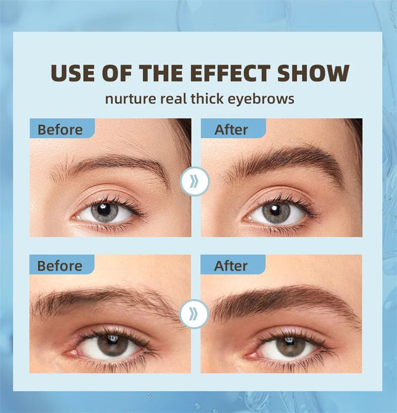 Eyebrow Eyelash Growth Serum Fast Growing Prevent Hair Loss Damaged Treatment Prevent Baldness Fuller Thicker Eye Care Makeup