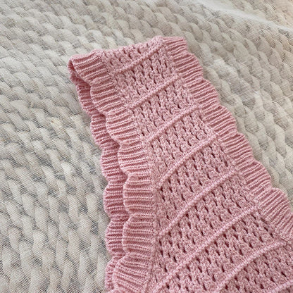 Women Summer Flower Embroidered Knit Tank Tops O-Neck Sleeveless Sweet Camisole Crochet Outer Wear Vintage Loose Inner Crop Tops