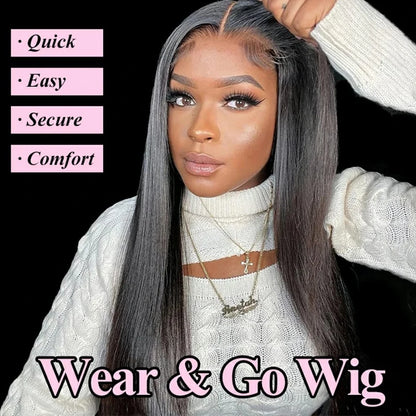360 Full Lace Frontal Wig 13x6 Straight Glueless Lace Front Wig Brazilian Human Hair Wigs For Black Women 13x4 Lace Wig