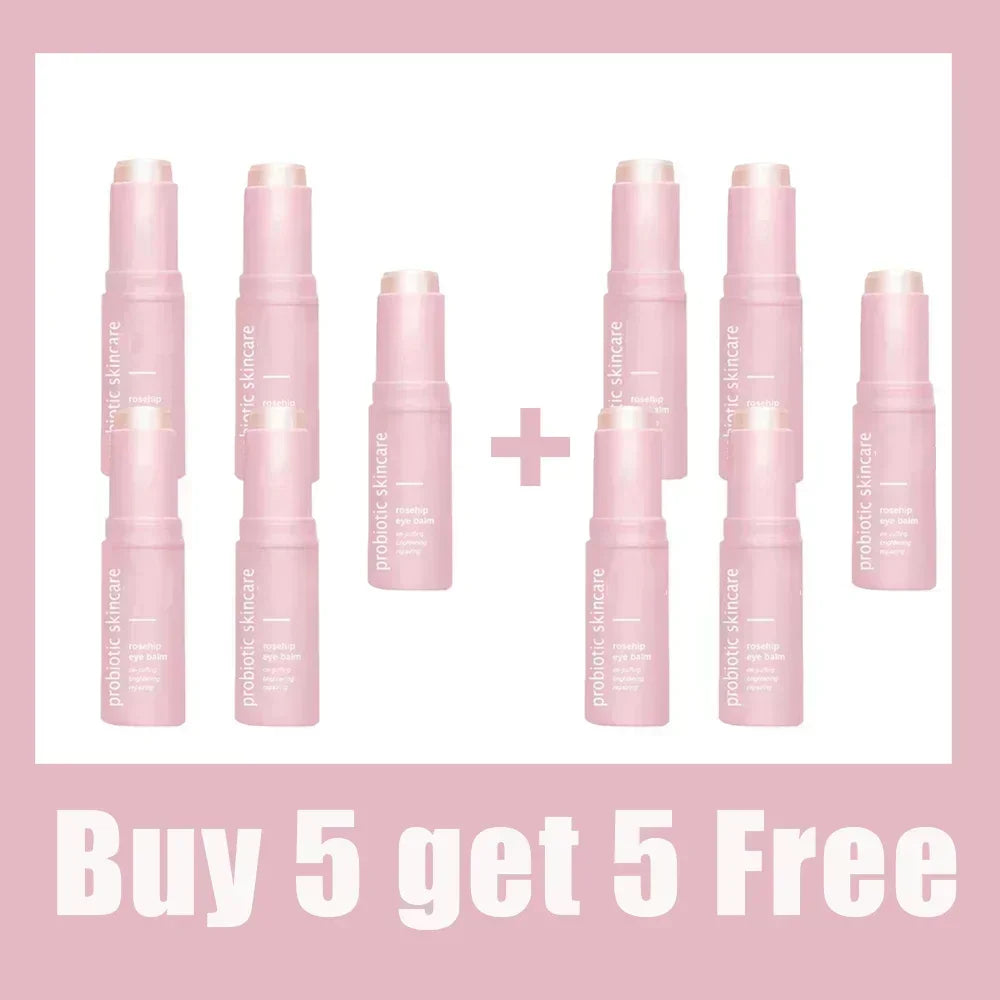 Women Extra Renewing Rosehip Eye Cream For Face Lifting Moisturizing Balm Stick Anti-Puffiness Remove Dark Circle Eye Care Buy 5 get 5 free