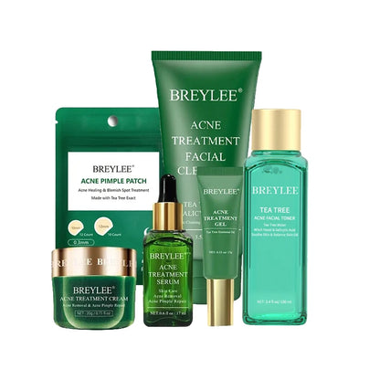 BREYLEE Facial Cleanser Toner Essence Face Cream Gel Facial Mask Set Default Title