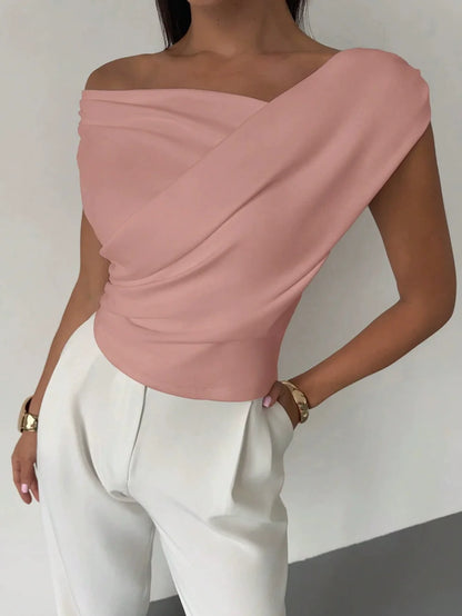 Summer Solid T-Shirts Women Clothes Fashion Tshirt Blusas Casual Ladies T Shirt Sleeveless Women's Top Tee Camiseta Mujer Pink