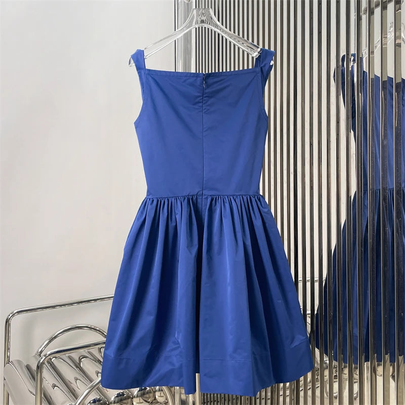 Women's dress New autumn 2025 suspender slim mini dress waist cinching sleeveless short dresses party dresses Evening dresses