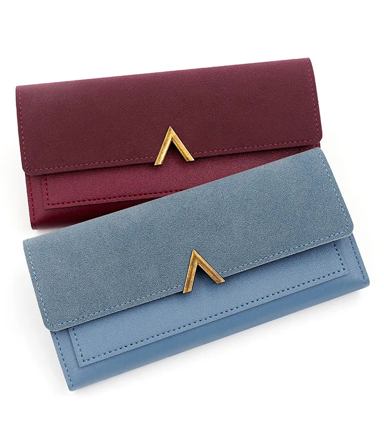 Long Purses For Women Wallet New Fashion Long Coin Purse Card Holder Small Ladies Wallet Female Hasp Mini Clutch billetera bolas
