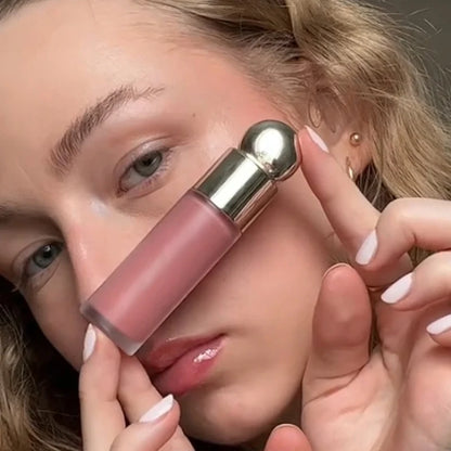 New Liquid Cheek Blush Facial Nourishing Blusher Gel Cream Multi-purpose For Eyes Lips Makeup Blush Stick Cosmetics With Sponge