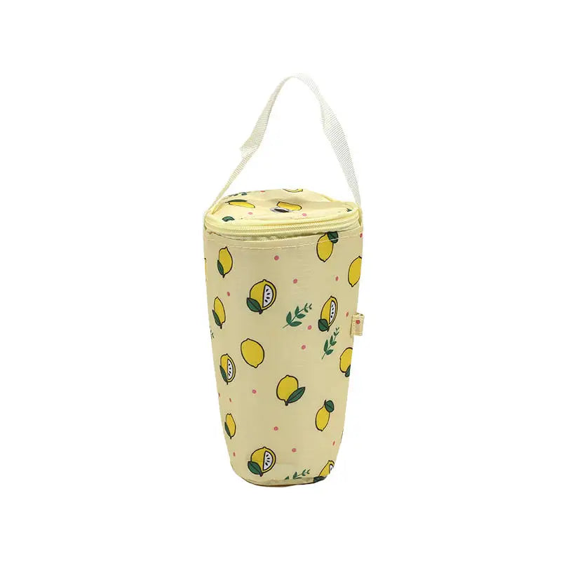 Portable Milk Tea Tote Bag Heat Preservation Bag Carrying Insulated Cup Cover Umbrella Bag Handbag Camping Drinkware Accessories