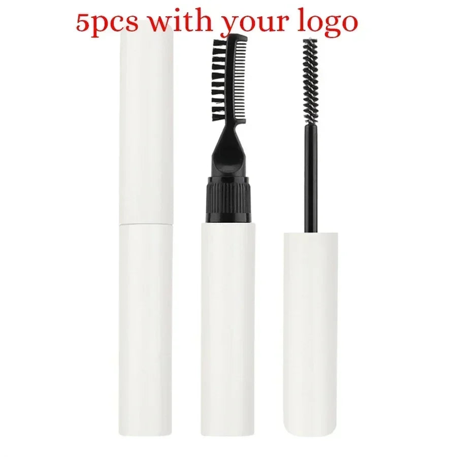 Private Label 8ml Eyebrow Gel Soap Custom Logo Waterproof Long-lasting Fast-dry White Pink Tube Bulk Makeup Cosmetic Beauty 5pcs with logo