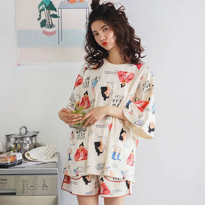 Summer Ins Sle Women's Cotton Spwear Sweet Strap ort Pants Home Clothes Sexy Cute Japanese Sle Pure Desire Home Clothes Japanese girl