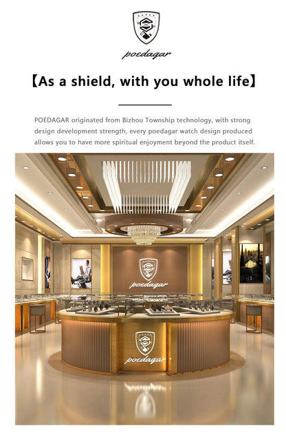 POEDAGAR Luxury Watch For Woman Elegant Waterproof Calendar Ladies Watch Rectangle Stainless Steel Quartz Women's Watches Female