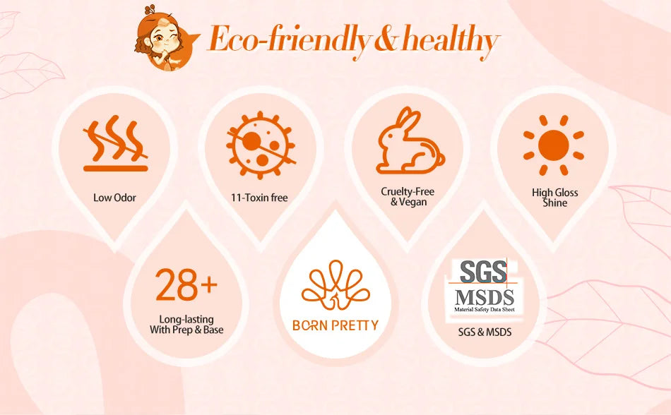 BORN PRETTY 10ml Milky Jelly White Gel Nail Polish Translucent Semi Permanent Soak Off UV LED Gel Varnish Manicure Nail Art