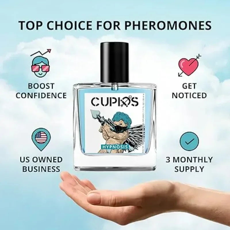 50ml Original Cupid Men's Pheromone Cologne Lasting Mature Hypnotic Rich Fragrance High Quality Hombre Perfume Body Spray - Badiee Stylez