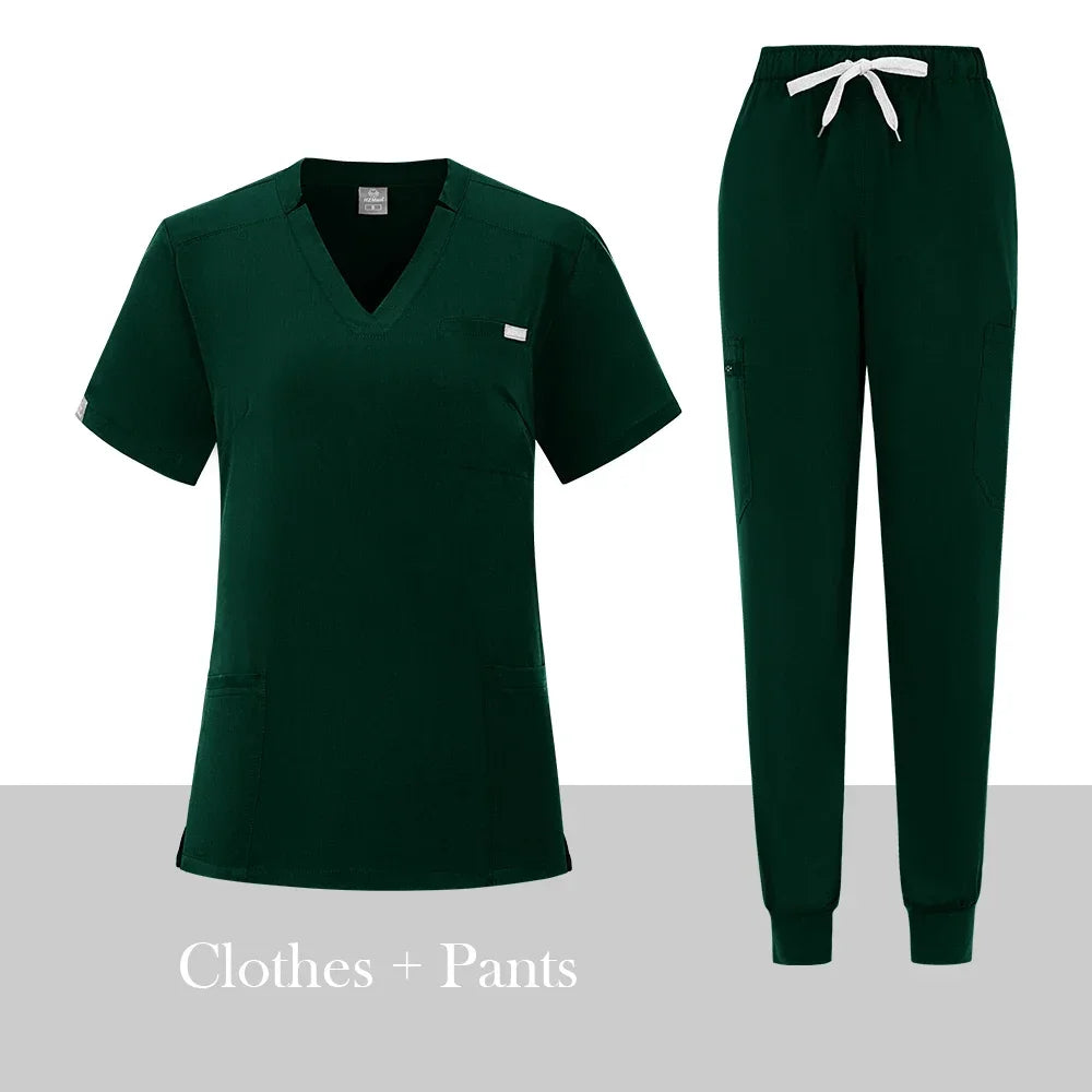 Wholesale Operating Room Medical Uniform Scrubs Hospital Working Scrubs Set Medical Supplies Nurse Dental Surgery Suit Workwear Badiee Stylez