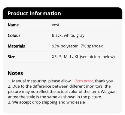 Ladies Four Seasons Solid Color Vest Fashion Joker Young Woman Threaded Camisole plus Size Bottoming Vest