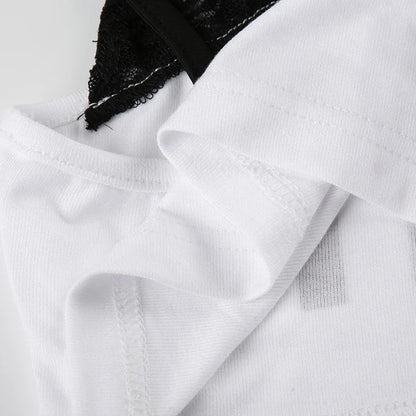 PixieKiki Letter Print Fake Two Pieces Racerback Tank Top Women Trendy Clothes 2024 Summer Y2k Crop Tops Streetwear P67-CA10