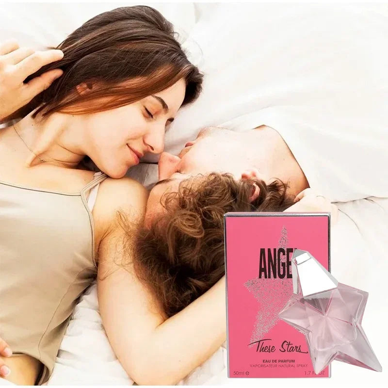 50ML Angel Eau De Parfum Refillable Spray Standing Star New Pheromone Elegant Charm Fresh Natural Vitality Perfume Spray - Badiee Stylez