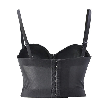 Women's tight bra, sexy fishbone Camisole, with integrated back shaping bra underwear