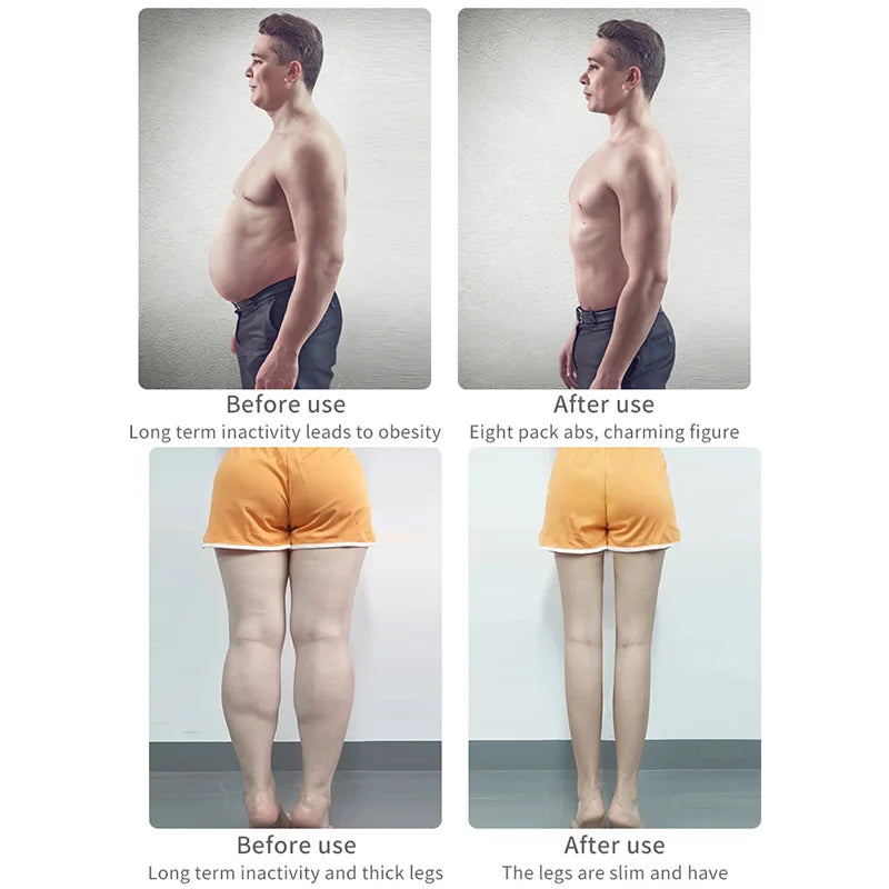 Abs Belt Abdominal Trainer EMS Muscle Stimulation Electric Exerciser Toning Belts For Leg Arm Workout Fitness Home Gym Equiment