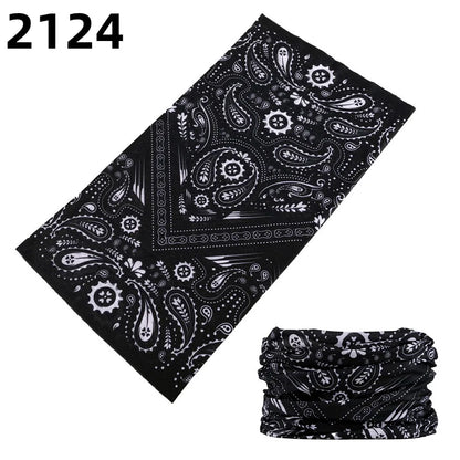 2101Unisex Climbing Hiking Scarf Sport Headwear Bandanas Motorcycle Turban Hand Band Magic Scarves Outdoor Cycling Headband Mask 2124