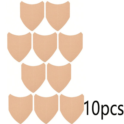 10/20/30/40pcs Anti-wear Stickers Invisible No Trace Thigh Tapes Disposable Anti Chafe Thigh Patch Body Anti-Friction Pad Women A-Khaki-10pc