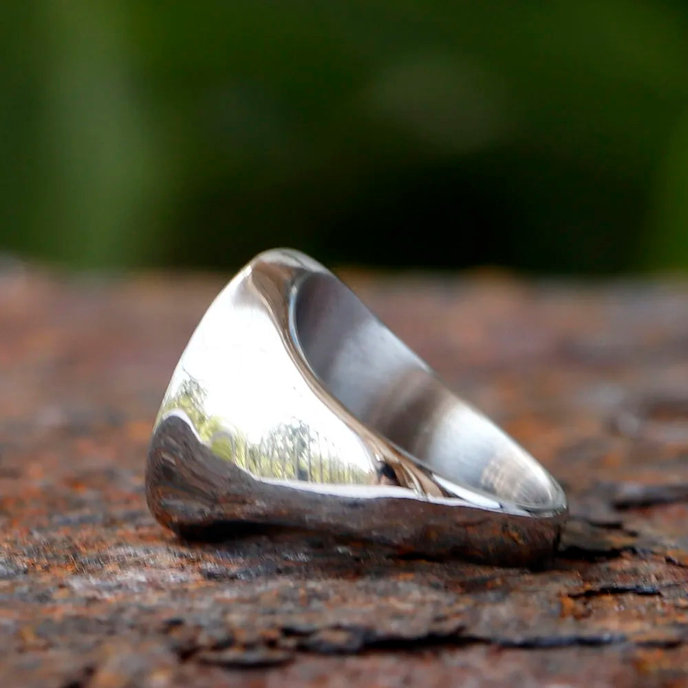 2024 New Fashion 316L Stainless Steel 3D dragon Head Ring High Polished Men's Animal Jewelry for men gift