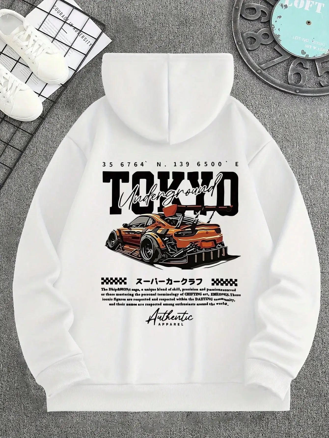 Vintage Mens Casual Car Print Hoodies Women Grunge Y2k Sweatshirt Oversized Hoodie Tops Streetwear Goth Casual Women Clothing