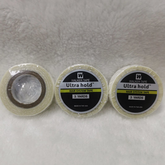 Lace Wig tape glue for hair extensions Ultra Hold Adhesive Tape glue for wig 3Yards 1.0cm Wig Glue Hair System Tape For Toupees
