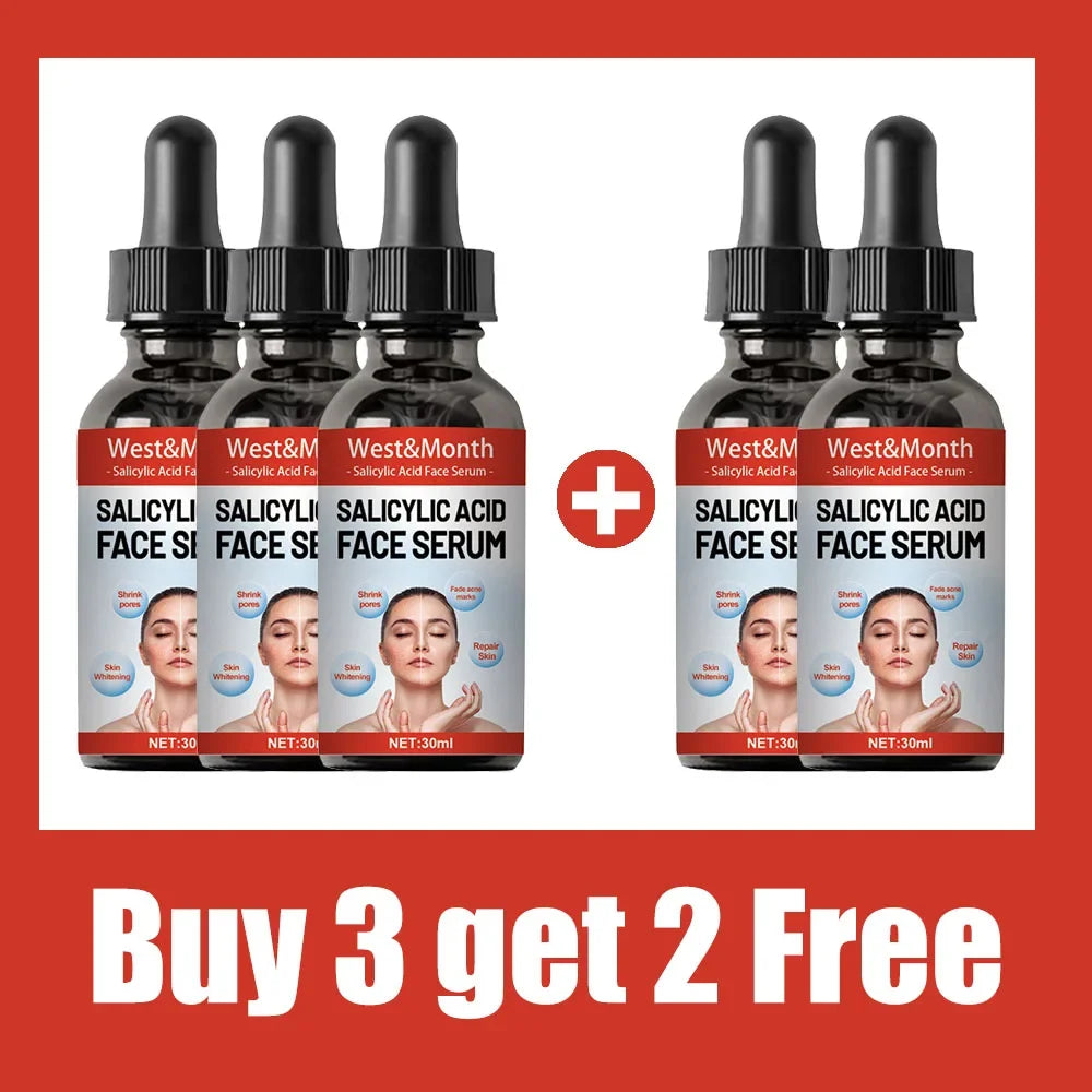 Niacinamide Facial Serum Salicylic Acid Moisturizing Skin Care Products 2024 5PCS