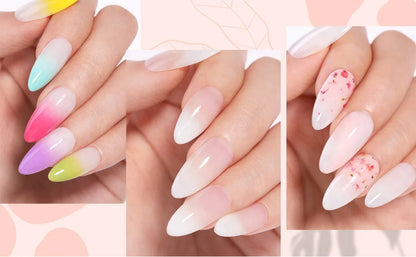 BORN PRETTY 10ml Milky Jelly White Gel Nail Polish Translucent Semi Permanent Soak Off UV LED Gel Varnish Manicure Nail Art