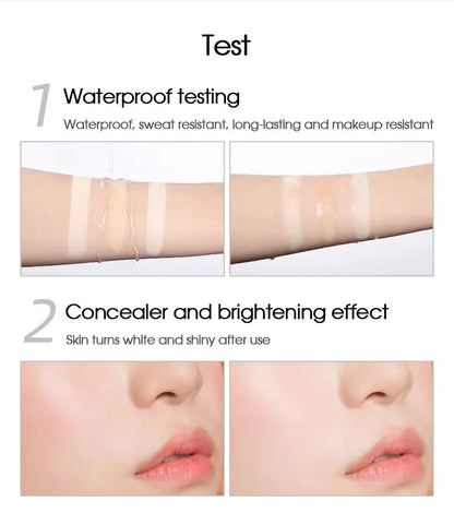 Japanese concealer set makeup soy milk powder, whitening makeup, durable oil control and moisturizing powder