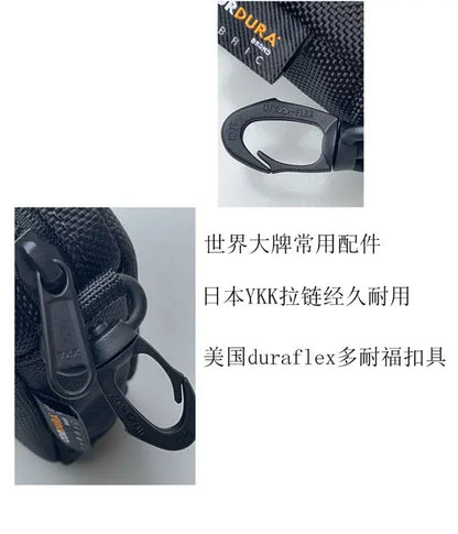 2024 Waterproof Key Bag Nylon Cloth Small Wallet Casual Key Pouch Durable Mini Case Fashion Key Organizer Coin Purse Men Wallet