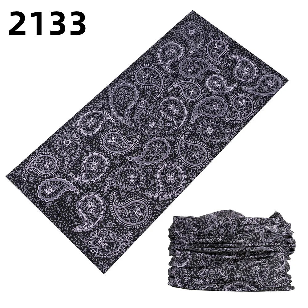 2101Unisex Climbing Hiking Scarf Sport Headwear Bandanas Motorcycle Turban Hand Band Magic Scarves Outdoor Cycling Headband Mask 2133