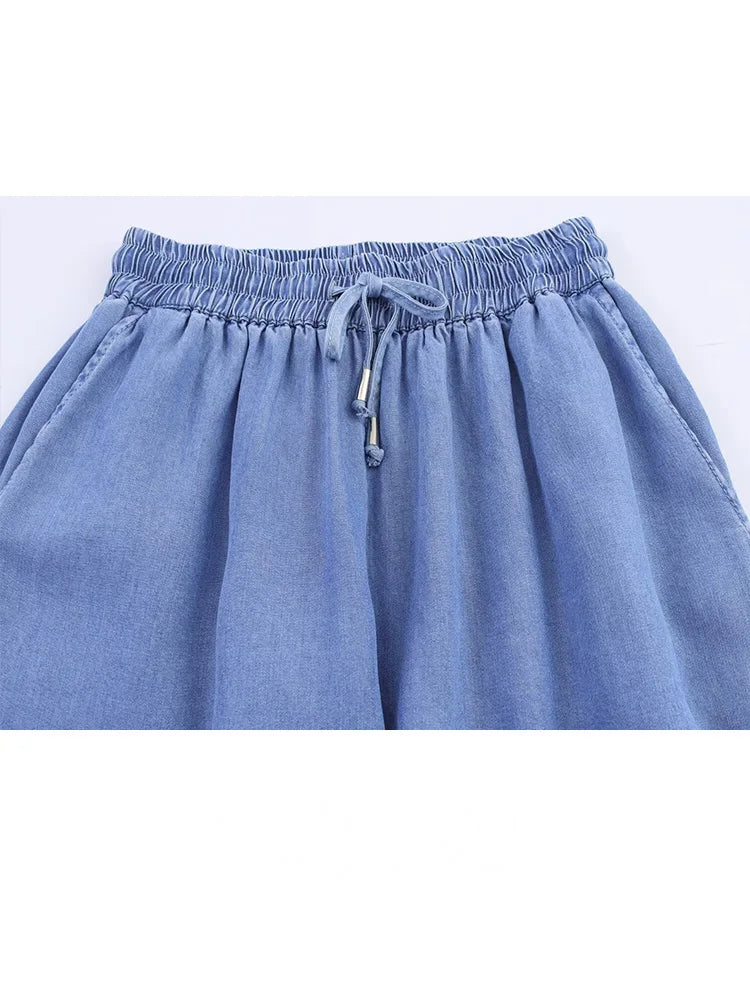 HH Women Solid Pant Sets Short Sleeves Bow Single-breasted Turn-Down Collar Shirts+Autumn Elastic Waist Pockets Wide Leg Pants Badiee Stylez