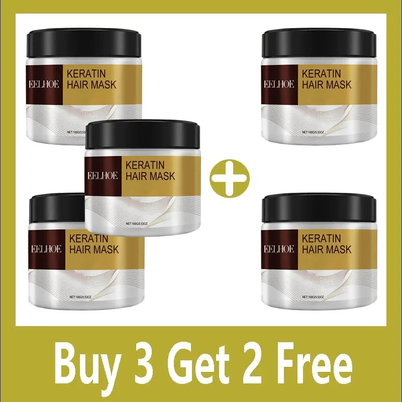 Hair Membrane Natural Repair Hair Mask Prevent Dryness Split Ends Repair Damage Frizz Tangles Soft Smooth Hair Care Products Buy 3 Get 2 Free