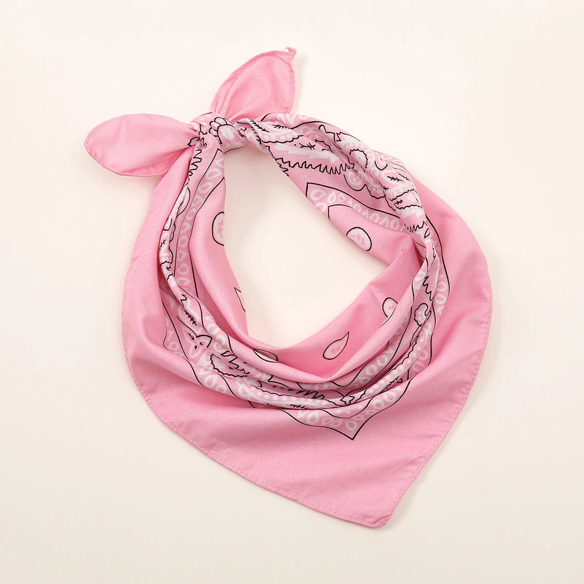 Bohemian Print Bandana Paisley Printed Headbands Hiphop Kerchief Outdoor Unisex Headband Wrist Wraps Face Mask Handkerchief FJ836-08