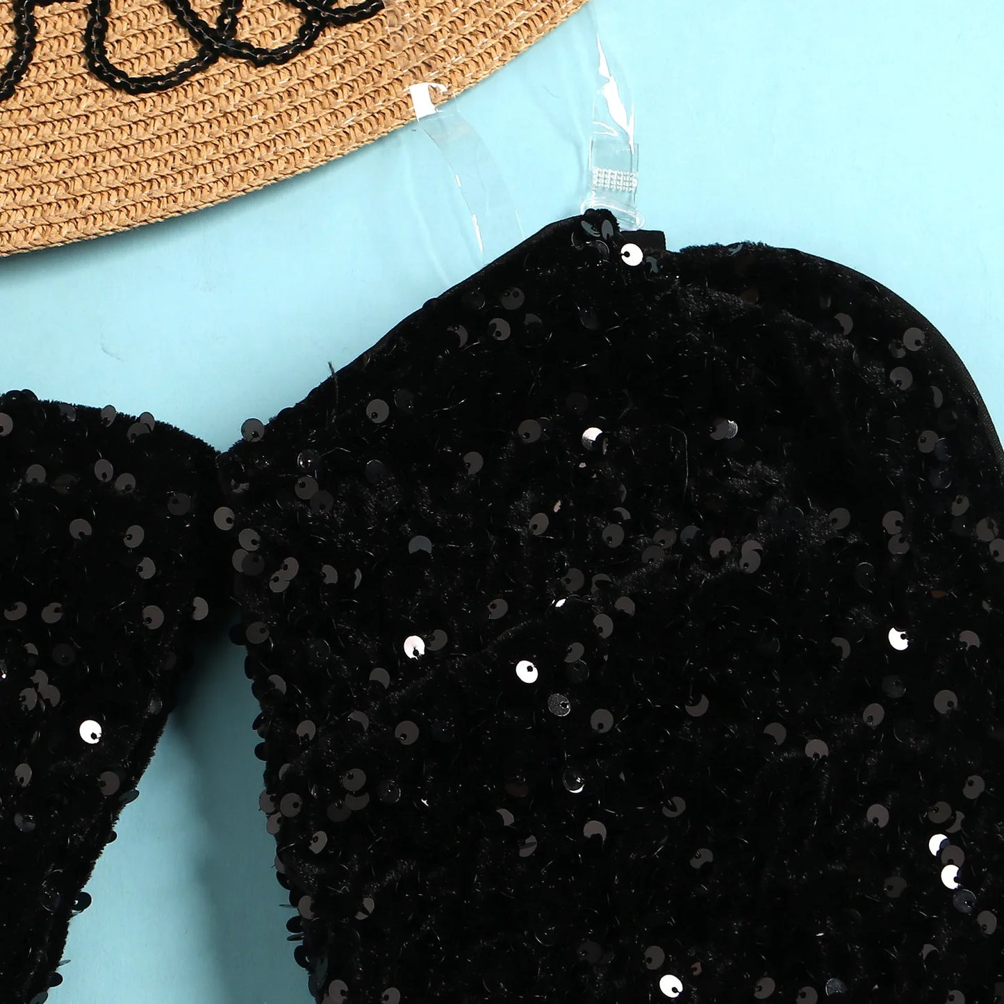 Women's Elegant Sequined Feather Slim Patchwork Bodysuits Spring Summer New Sexy Bodysuits Women Long Sleeve Backless Bodysuits