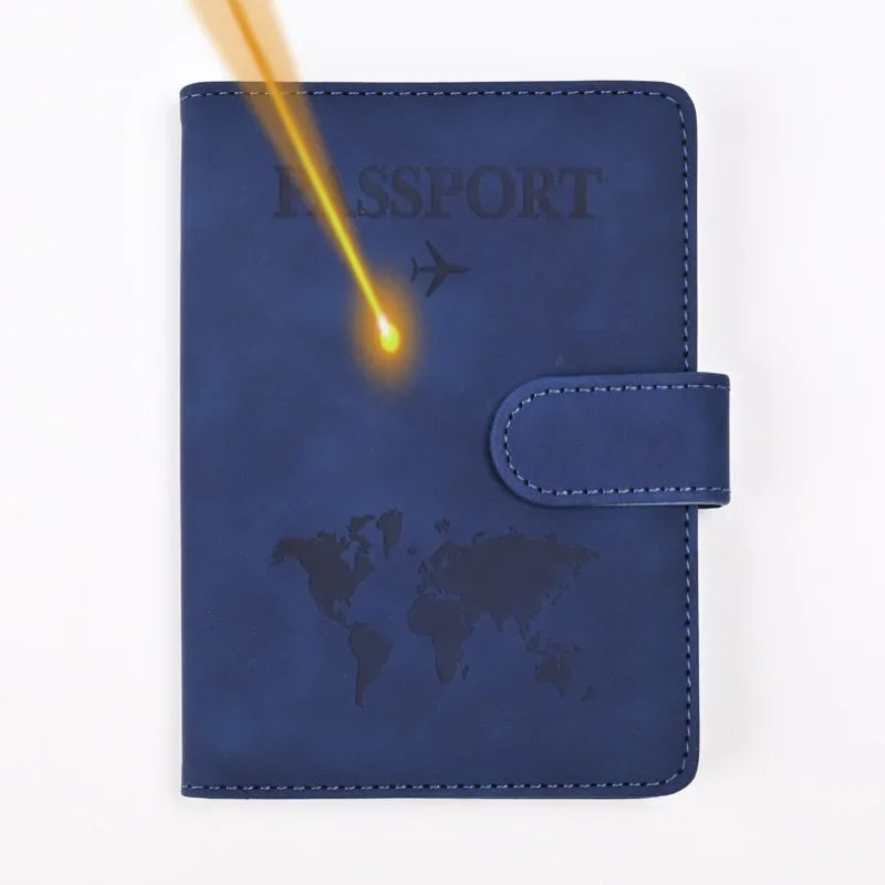 Custom Passport Cover Monogrammed Engraved Name Passport Cover Case Holder Wedding Bridesmaid Groomsman Gift Passport Wallet Blue
