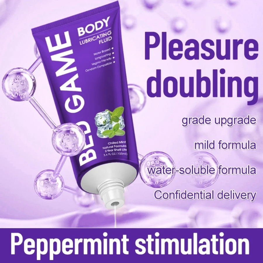 Intimate mint Lubricant Pleasure Body Erotic Oil Lubricant Adult Sex Supplies flirting for couples 200ml