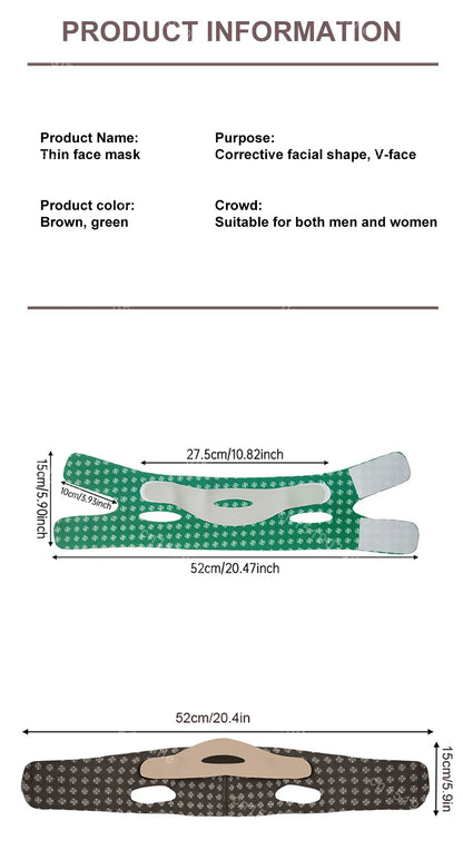 Reusable Face Slimming Bandage V Line Face Shaper Women Chin Cheek Lift Up Belt Facial Massage Strap Face Skin Care Beauty Tools