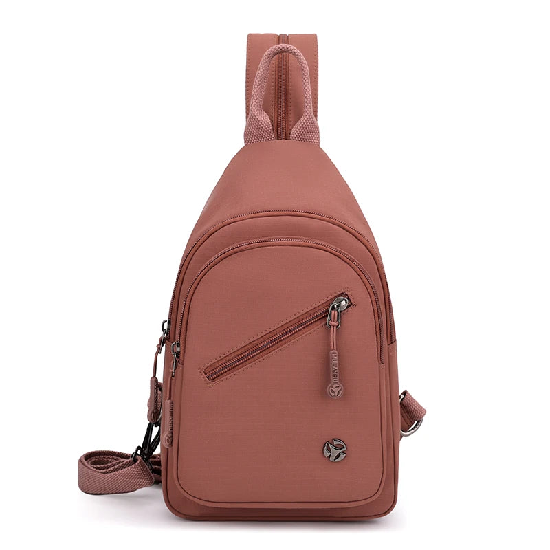 Waterproof Nylon Women Chest Shoulder Bags for Female Crossbody Sac Ladies Crossbody Bags Lightweight Girls Messenger Travel Bag Jiaotang