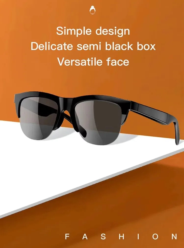 Xiaomi Bluetooth Glasses Earphones 2025 New Edition, Glasses with Earphone Function Smart Touch Waterproof Microphone Earphones Badiee Stylez