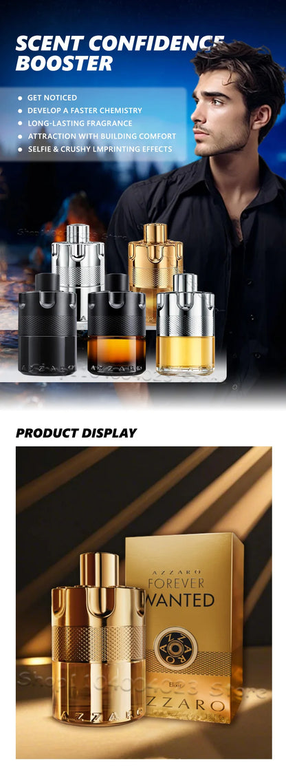 100ML Azzaro The Most Wanted Parfum Intense Mens Cologne High Quality Luxury Perfumes For Men Attract Women Hypnosis Perfume