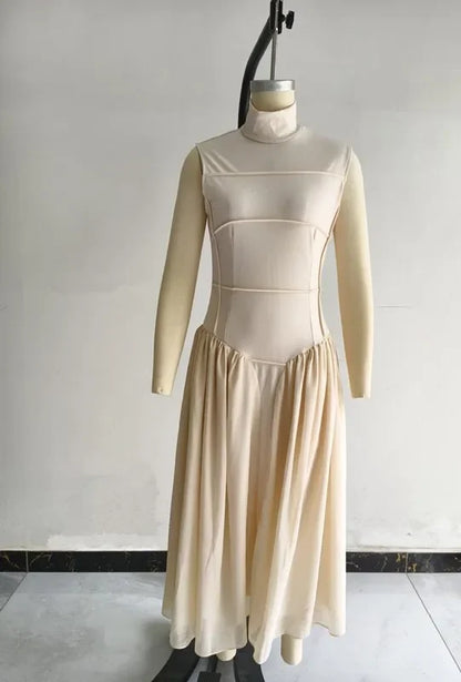 Fashion Women Ruched Side Sleeveless Pleated Maxi Dress 2025 Holiday Birthday Sexy Night Club Party Street Long Dresses