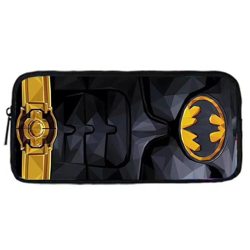 Child Superhero Batmans School Backpack with Lunch Bags ,Pencil Bags ,School Bags for Boys Girls Best Gift XHOO1-BD-049-A1