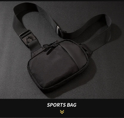 New Sports Chest Bag Men's Ultra-small Mobile Phone Messenger Bag Waist Bag Multi-function Carry-on Bag
