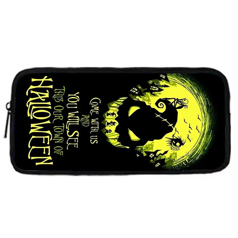 The Nightmare Before Christmas Child School Backpack with Lunch Bags ,Pencil Bags ,School Bags for Boys Girls Best Gift XHOO1-BD-079-A3