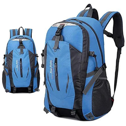 Hiking Backpack 40L Lightweight Travel Mountaineering Backpack Waterproof Sport Bags Climbing Rucksack Backpack Men Accessories blue