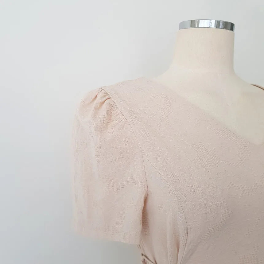 Cotton Linen Dress Long New Hot Sales Woman Short Sleeve Solid Retro Vintage Long Dresses