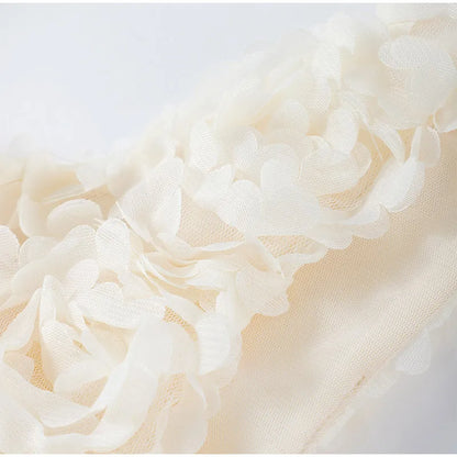 Sexy 3D Flower Deep V-neck Dress Women Slim Sleeveless Backless Split Hip Package Midi Dresses 2025 Spring Ladies New Vestidos